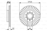 Диск тормозного механизма Bosch 0 986 479 940
